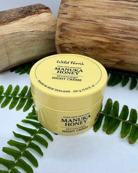 Jar of Wild Ferns Manuka Honey Night Crème