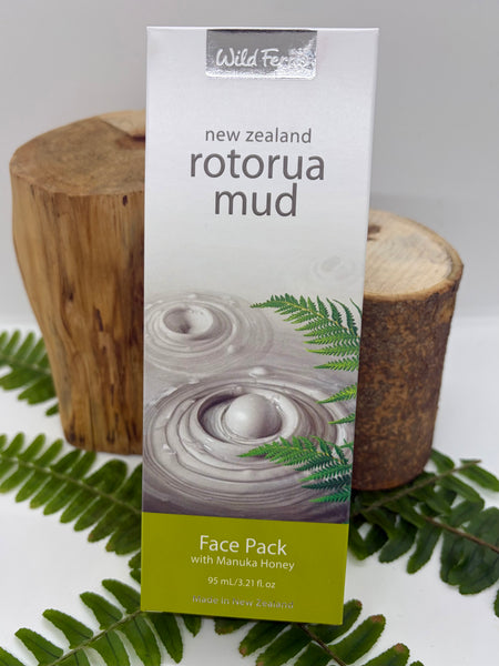 New Zealand Rotorua Mud Face Pack packaging