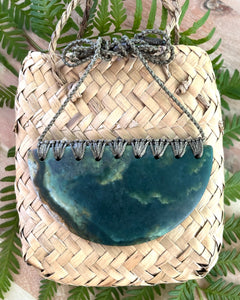 Donna Summers, The Fantail House, Made in NZ, New Zealand Made, Hand carved, Breast plate, Pounamu, Greenstone, Pendant, Made in Aotearoa