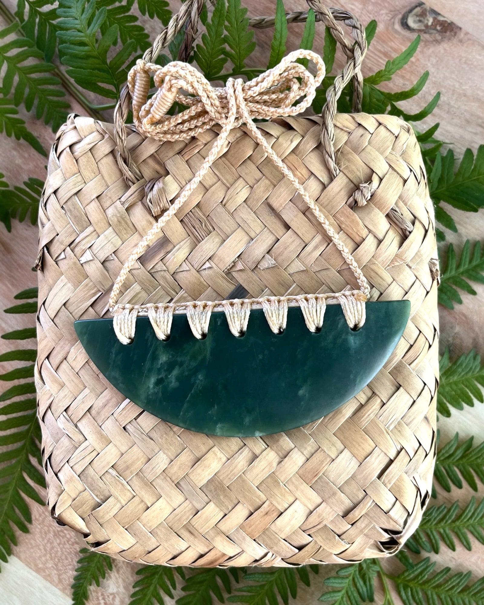 Donna Summers, The Fantail House, Made in NZ, New Zealand Made, Hand carved, Breast plate, Pounamu, Greenstone, Pendant, Made in Aotearoa




Beautifully hand carved in Hokitika, South Island, Aotearoa New Zealand by Donna Summers.&nbsp;As a child Donna was taught that pounamu is a precious taonga, a sacred gift that is passed down through the generations. While working with creating the traditional motifs she takes inspiration from the location where she grew up, whether it was spending 