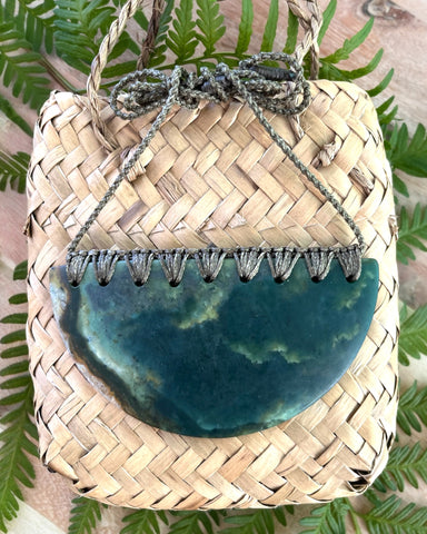 Donna Summers, The Fantail House, Made in NZ, New Zealand Made, Hand carved, Breast plate, Pounamu, Greenstone, Pendant, Made in Aotearoa
