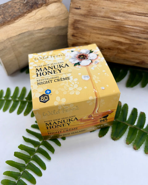 Wild Ferns Manuka Honey Night Creme packaging
