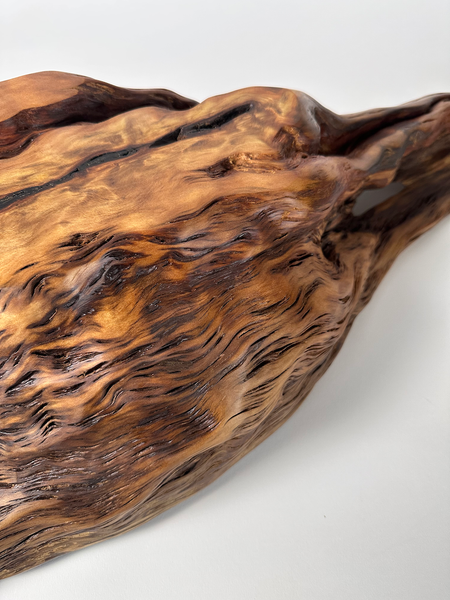 Swamp Kauri, Rupert Newbold, Hand Carved, NZ Wood turner, NZ Kauri, Sculpture, Made in New Zealand