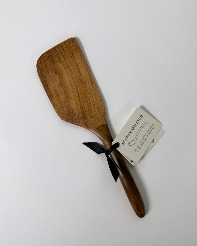 The Fantail House, Made in New Zealand, Handcrafted, Wooden Spatula, Black Maire, kauri