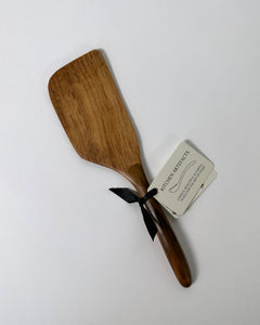 The Fantail House, Made in New Zealand, Handcrafted, Wooden Spatula, Black Maire, kauri