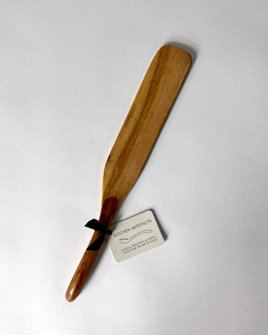 The Fantail House, Made in NZ, Kitchen Artefacts, Medium Spatula, Black Maire, Rimu