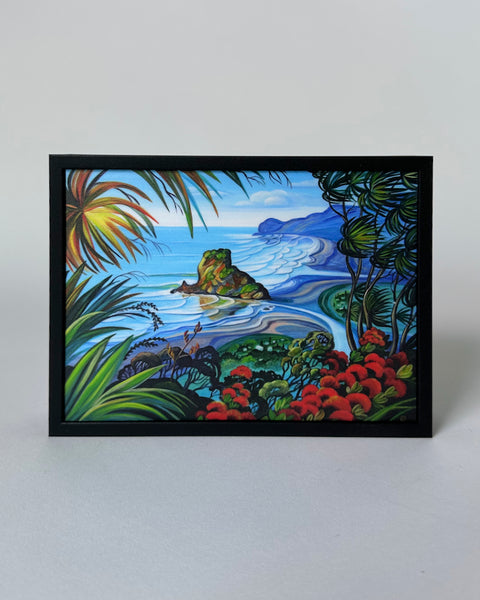 The Fantail House, Made in New Zealand, Irina, Velman, Breeze, Piha, frame, art, print