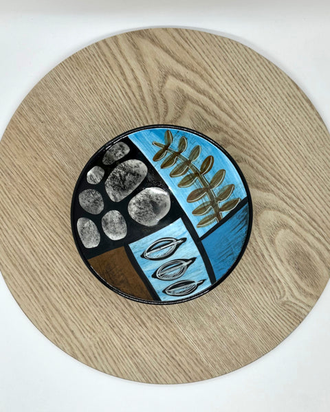 The Fantail House, Made in New Zealand, Hand-painted, Ceramic Bowls