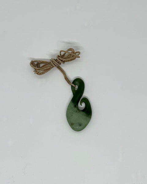 The Fantail House, Greenstone, Pounamu, Pendant, Fish, hook, Hei matau