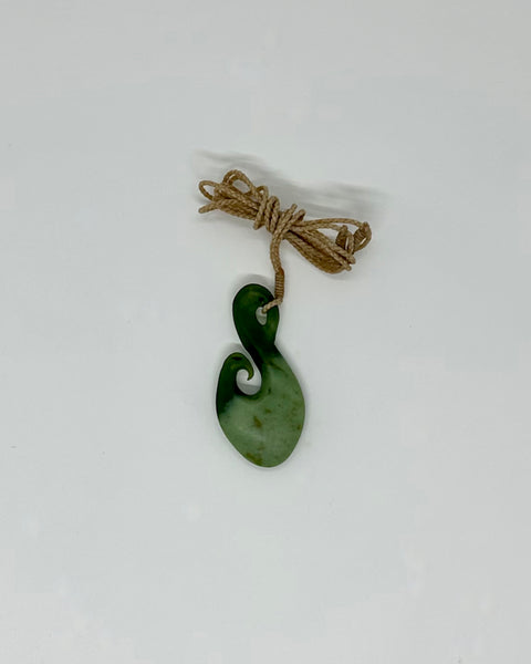 The Fantail House, Greenstone, Pounamu, Pendant, Fish, hook, Hei matau