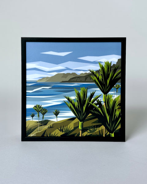 The Fantail House, Ira Mitchell, Made in New Zealand, West, coast, nikau,, Box, Frame