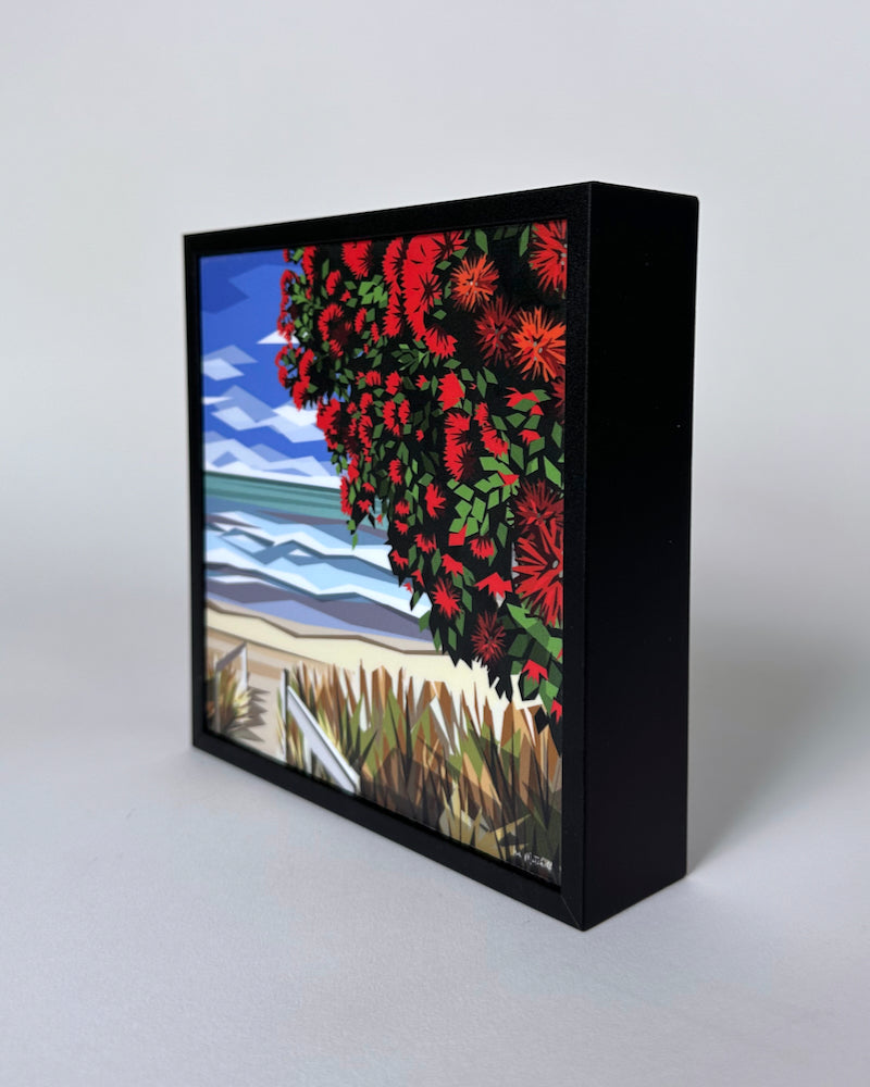 The Fantail House, Ira Mitchell, Made in New Zealand, Pohutukawa, Box, Frame