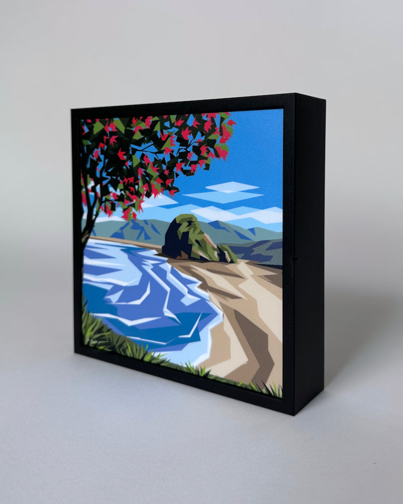 The Fantail House, Ira Mitchell, Made in New Zealand, Pohutukawa, Box, Frame, Piha, West, Coast