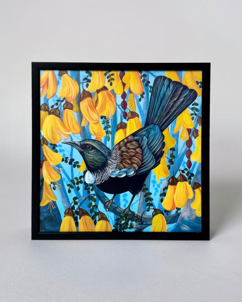 The Fantail House, Made in New Zealand, Irina, Velman, Tui's, Art, Print, Box, Frame