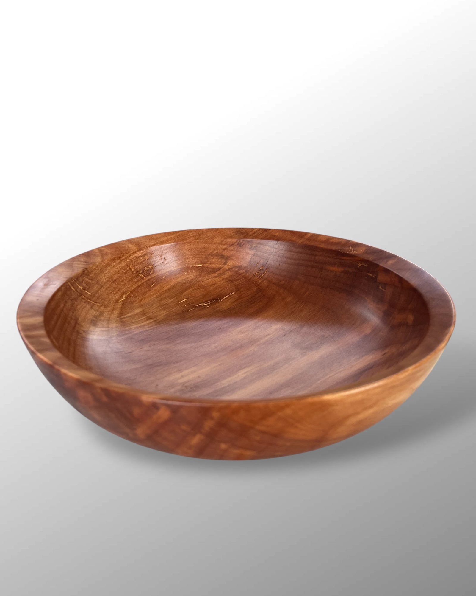 Large New Zealand Native Kauri Wood turned Fruit Bowl. Ethically Sourced warm-toned Kauri handcrafted in Aotearoa NZ by David Vickery.