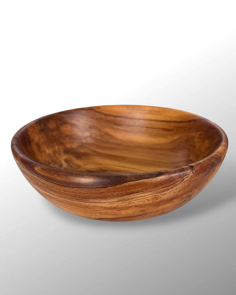New Zealand Native Rimu Heart Wood Bowl. Wood Turned Red-Brown NZ Timber with distinctive grain pattern.