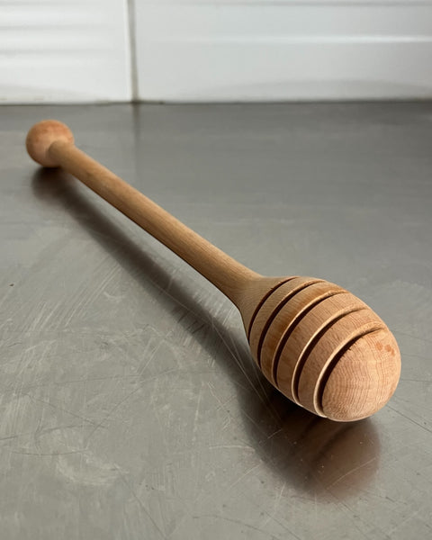 New Zealand Handcrafted Native Rimu Timber Honey Dipper.
