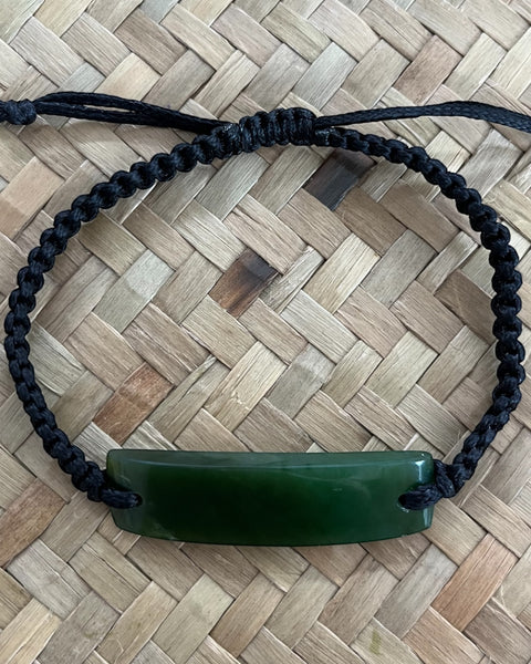 Greenstone, Pounamu, Bracelet, NZ made, made in Aotearoa, The Fantail House, Identity Bracelet, 