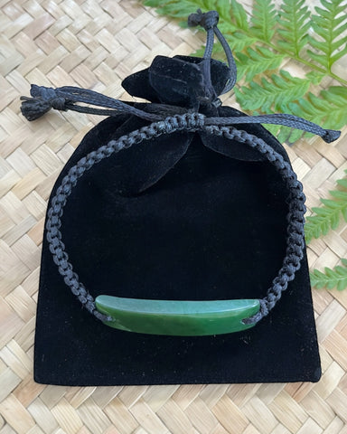 Greenstone, Pounamu, Bracelet, NZ made, made in Aotearoa, The Fantail House, Identity Bracelet, 