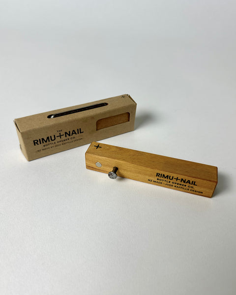 Jude Raffills, Rimu, Nail, Bottle Opener, Magnetic, Native, Made In New Zealand