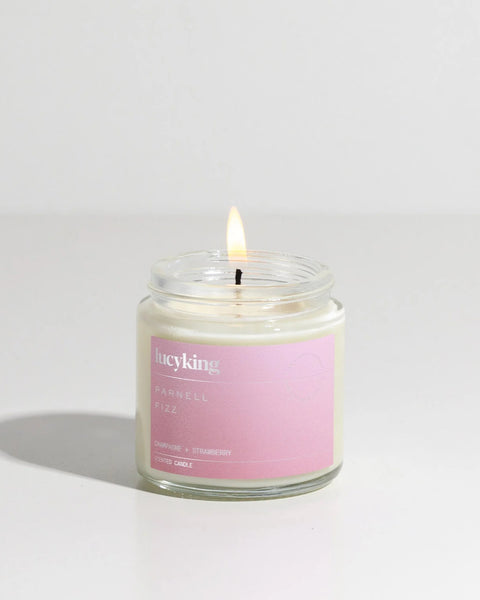Lucy, King, Scented, candle, New Zealand , made, Parnell Fizz