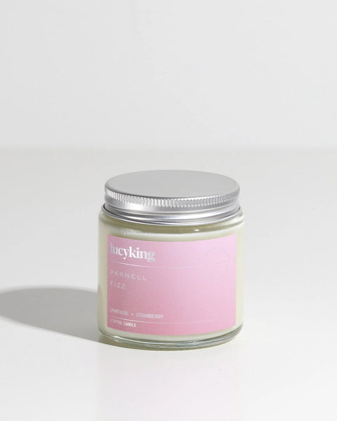 Lucy, King, Scented, candle, New Zealand , made, Parnell Fizz