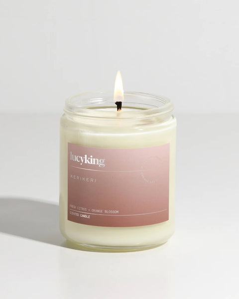 Lucy, King, Scented, candle, New Zealand , made,  Kerkeri