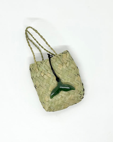 The Fantail House, New Zealand Greenstone, New Zealand Pounamu, Hand Carved,