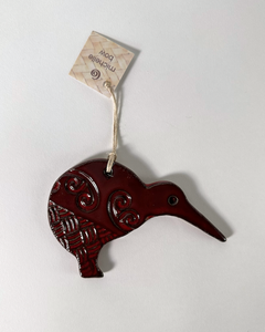 The Fantail House, Michelle Bow, wall , hanging, ceramic, kiwi, kowhaiwhai