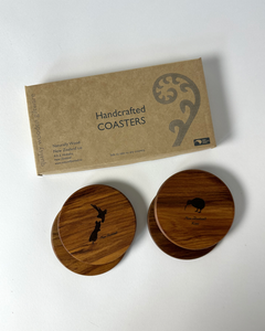 coasters, rimu, kiwi, nz Map, nz made. The Fantail house