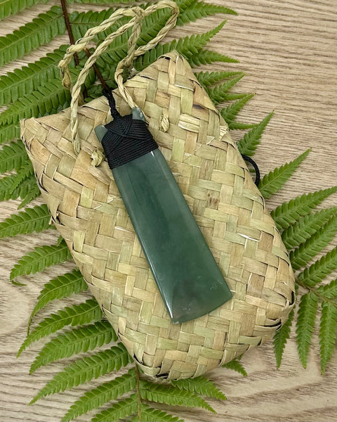 The Fantail House, Made in New Zealand, Greenstone- Pounamu, Pendant, Toki, Hand Carved