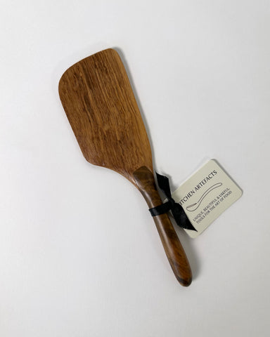 The Fantail House, Made in New Zealand, Handcrafted, Wooden Spatula, Black Maire, kauri