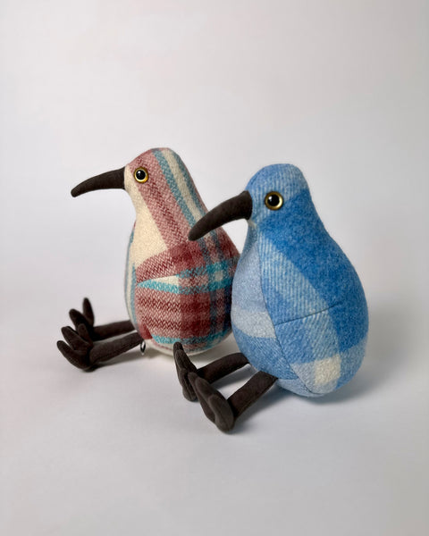 The Fantail House, Handmade, New Zealand, Kiwi, Bird, native, beanie, soft, toy, Nativez, upcycled, blanket