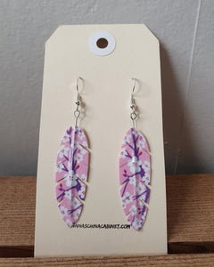 Washi, tape, origami, earrings, feathers