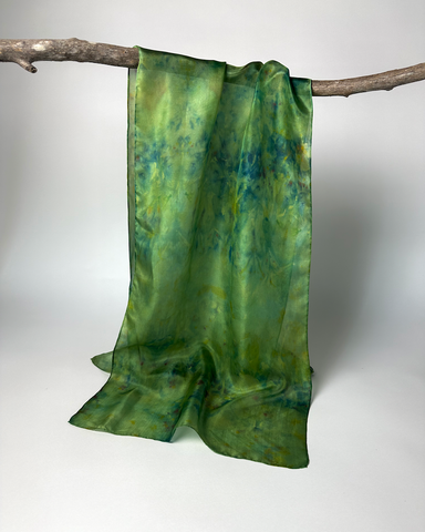 The Fantail House, Handmade, Silk, Scarf, Made in NZ