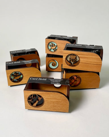 The Fantail House, Ian Blackwell, Business Card Holders, Kiwiana