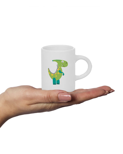 Fluffy muf dinosaur T Rex, Kids novelty mugs, NZ made, Fantail House