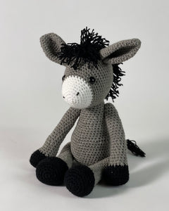 Hand knitted , Donkeys , The Fantail House, Soft toy, Made in New Zealand