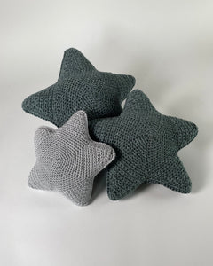 The Fantail House, Made in NZ, Star Cushions, Hand knitted
