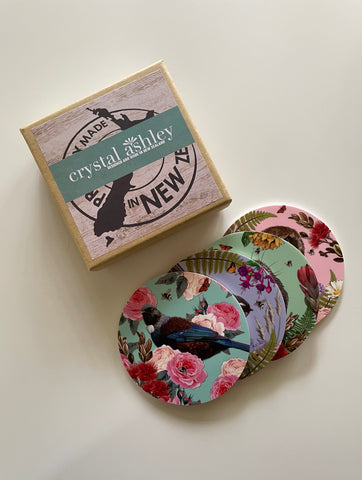 The Fantail House, Crystal Ashley Coasters, Folk Birds