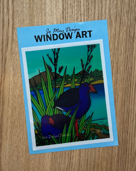 The Fantail House, Jo May Design, Made iN NZ, Window decals. NZ Art, NZ Design