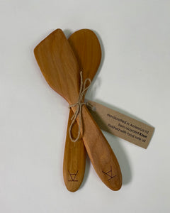 Kauri, Spatulas, set of 2, NZ Made, The Fantail House