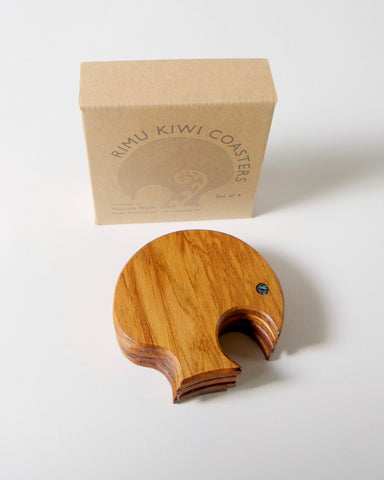 The Fantail House, Handcrafted in Hokitika, NZ Made, Kiwi, Rimu, Coasters