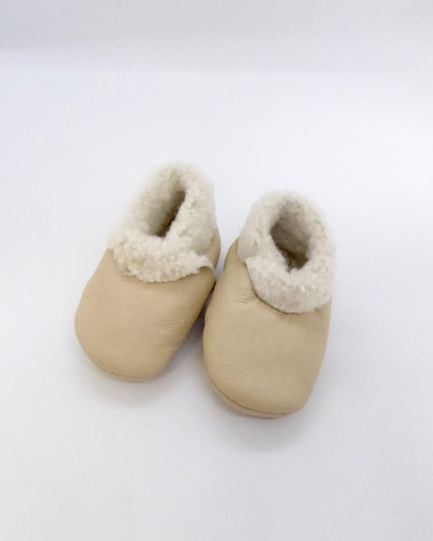 The Fantail House, Made in NZ, Lambskin Booties, 0-3 months