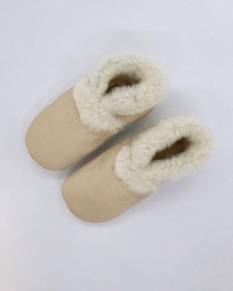 The Fantail House, Made in NZ, Lambskin Booties, 6-12 months