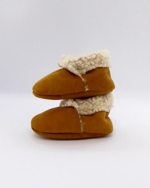 The Fantail House, Made in NZ, Lambskin Booties, 0-3 months