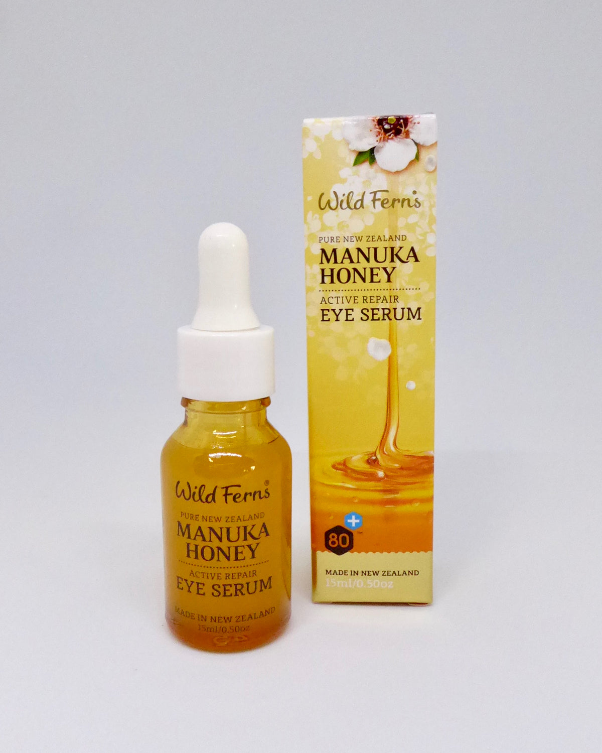 Fantail House, made in New Zealand, NZ made, Wild Ferns, Manuka Honey Active Repair Eye Serum