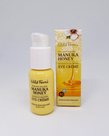 Fantail House, made in NZ, Wild Ferns, Manuka Honey, Refining Eye Creme