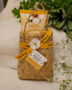 The Fantail House, made in New Zealand, Wild Ferns, Manuka Honey Skincare Gift Basket