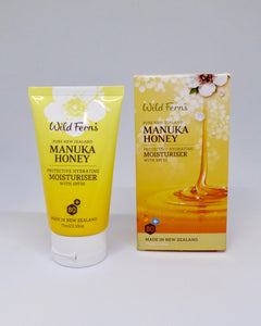 Fantail House, made in New Zealand, Wild Ferns, Manuka Honey, Moisturiser SPF30